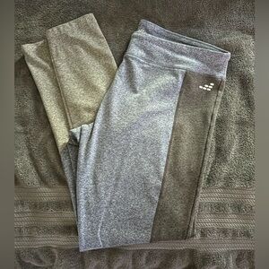 tricolor gray leggings